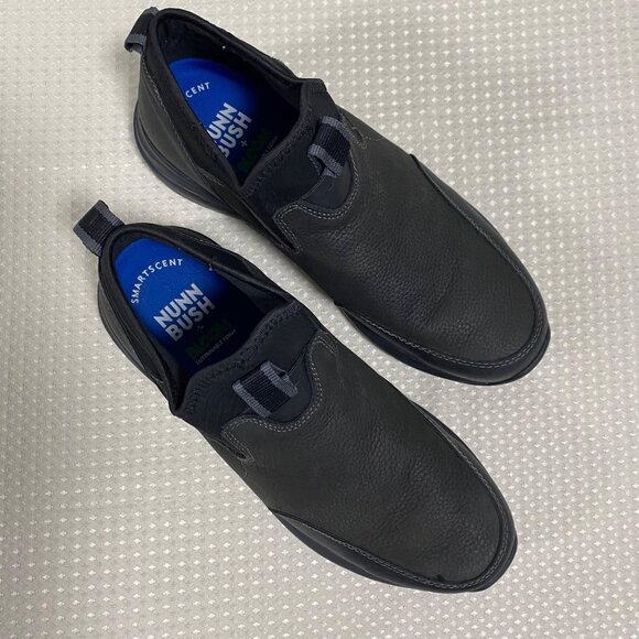 Nunn Bush Excursion Men's Slip-On Shoes 9.5W Black - Picture 2 of 7